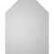 Ekena Millwork Octagonal Top Surface Mount PVC Gable Vent w/ 2"W x 2"P Brickmould Sill Frame, 34"W x 42"H GVPOT34X4203SN - alternate 4
